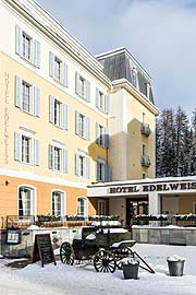 Hotel Edelweiss in Sils-Maria bei St. Moritz (©Foto: Hotel REdelweiss / MK Salzburg))